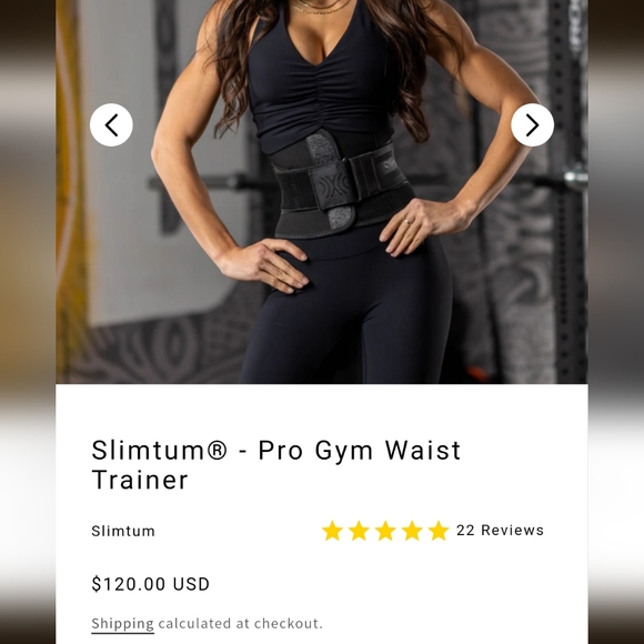 Slimtum PRO ブラック Slimtum® - Pro Gym Waist Trainer